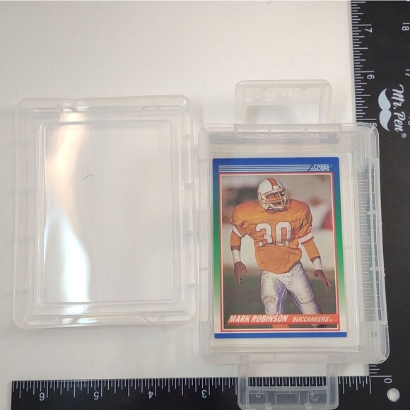 Football Trading Cards Plastic Container with snap lids lot of 10 - Picture 14 of 16